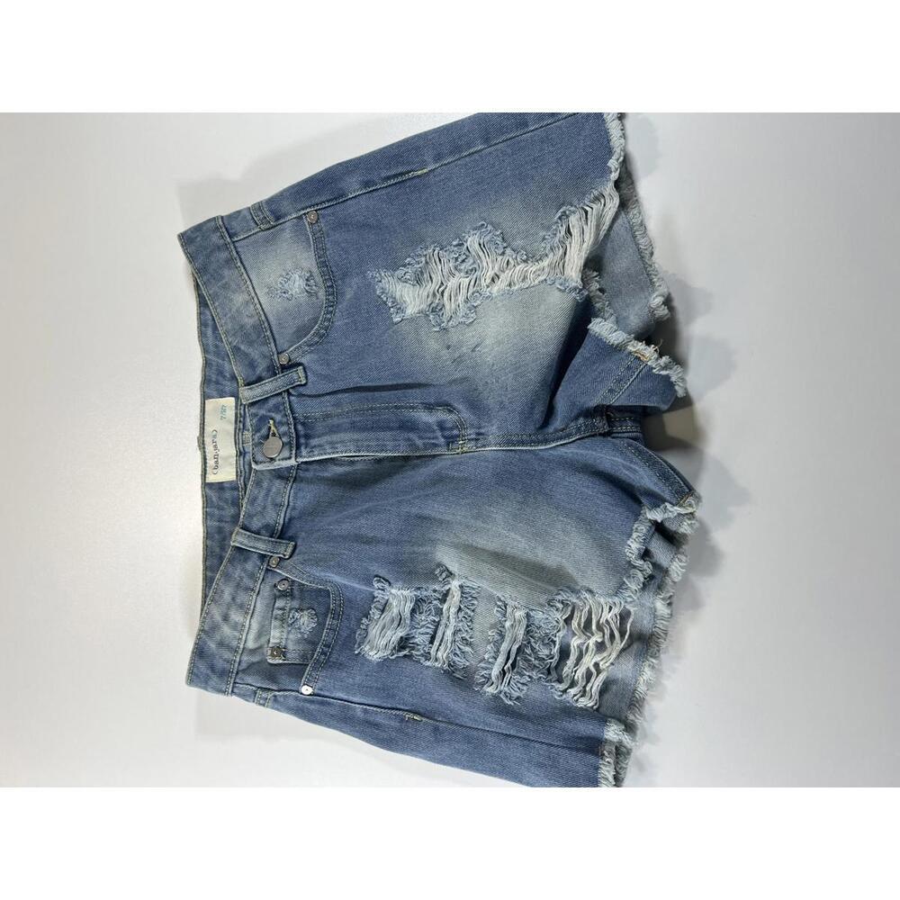Cherokee Distressed Denim Shorts 7